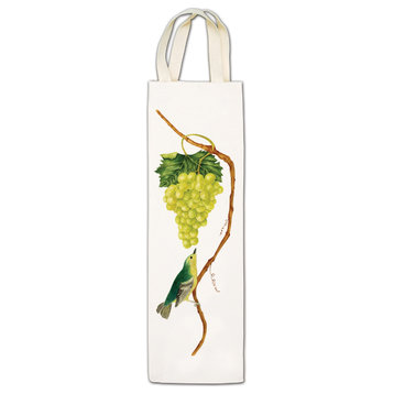 Alice's Cottage White Grapes Wine Caddy Tote Gift Bag Cotton