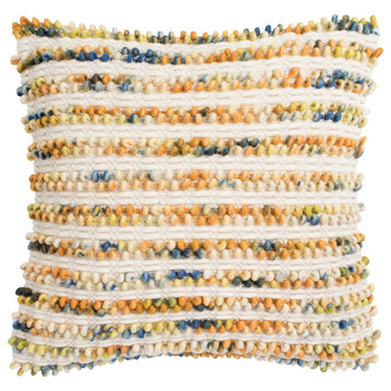 Safavieh Thin Striped Looped Pillow, 20"x20"