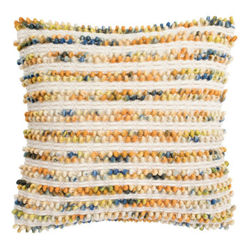 Safavieh Thin Striped Looped Pillow, 20"x20"
