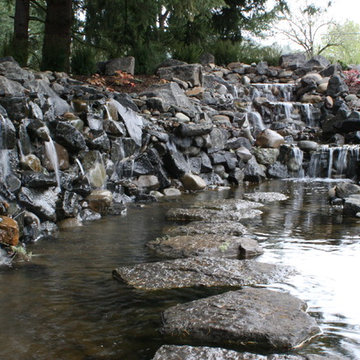Pleasant Hill Waterfall and Koi Pond