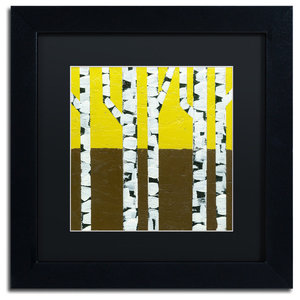 Pixels Print Times Square Art Black Frame White Mat Traditional Prints And Posters By Trademark Global Houzz