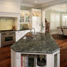 kitchen to deal with green granite