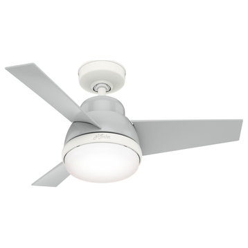 Hunter Valda 36 LED Valda 36" 3 Blade LED Indoor Ceiling Fan - Dove Grey