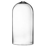 A&B Home - Tall Glass Dome Cloche D8"X16" - Classic cloches with a graceful shape. You can use it to shelter tender plants from inclement weather and pests. Great for displaying favorite shells, stones and other special keepsakes. Accent your garden table, or use as a food cover for your next gathering.