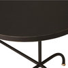 Coffee Table Cocktail Modern Contemporary 6-Leg Base Distressed Gold