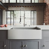 VIGO All-In-One 33" Camden Stainless Steel Farmhouse Kitchen Sink Set