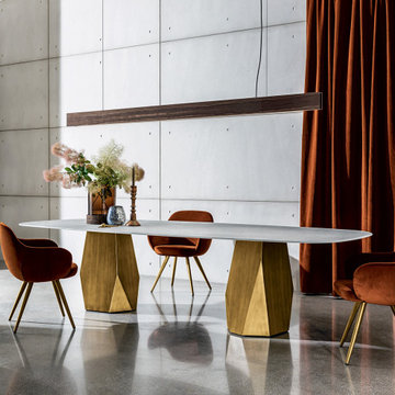 Modern Dining Room - DEOD TABLE - TWO BASES