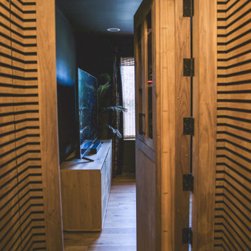 Bonus Room Transformation: Bar, Media Room, Murphy Door to Secret Room