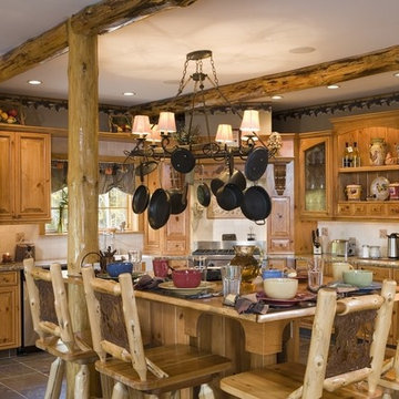 Log Home Kitchens