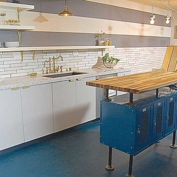 Industrial Modern Kitchen and Dining Room
