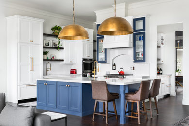 Inspiration for a mid-century modern kitchen remodel in Denver