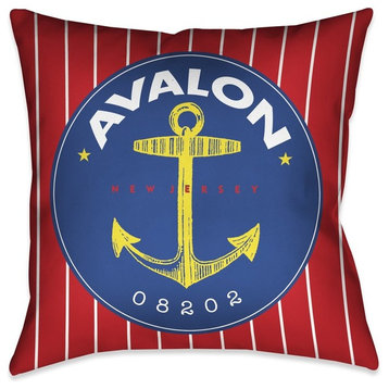 Avalon I Decorative Pillow, 18"x18"