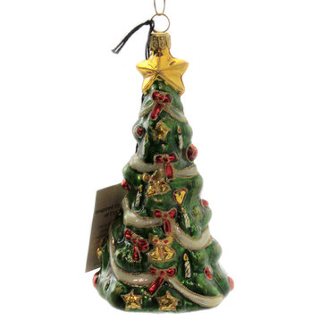 Joy To The World O Christmas Tree W/ Train Ornament Metzler Bros Zkp4508
