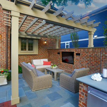 Pergola-Bluestone