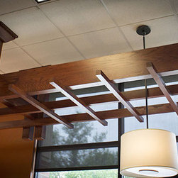 Custom Wood Work - Ceiling Lighting