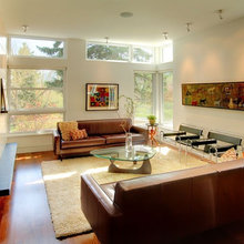 Corner fireplace