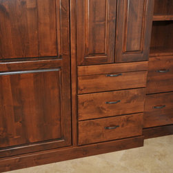 Custom King sized Murphy Wallbed with cabients - Beds