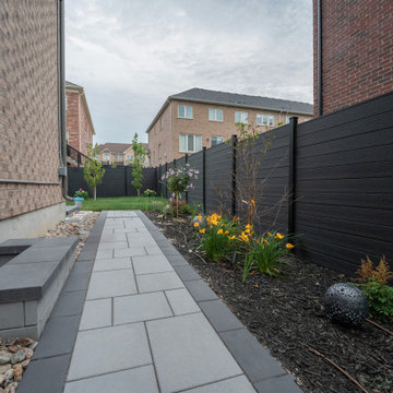 Backyard Transformation | Cabana, Outdoor Kitchen & Privacy Fence