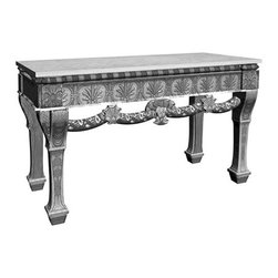CONCHA CARVED WOOD CONSOLE - Console Tables