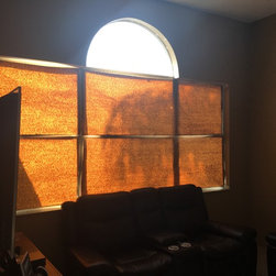 Custom specialty job Tampa/ before - Interior Shutters