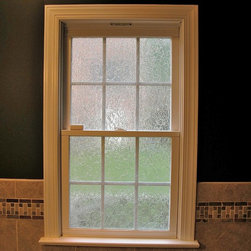Crinkel Frutel - Bath Window - Stained Glass Panels