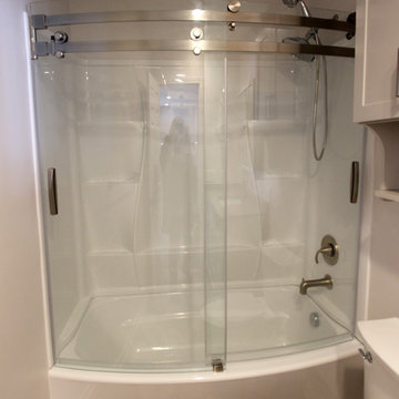 Waypoint Painted Harbor Cabinets and Lenova