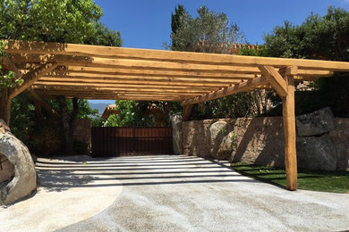 Idée de décoration pour un jardin méditerranéen.