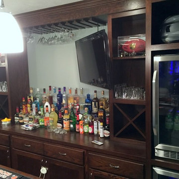 Basement remodel custom bar - full bath, Medina OH