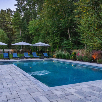 North Reading Backyard Pool Oasis