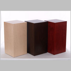 Wood Rectangular Pedestals - Furniture