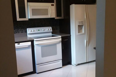 Inspiration for a contemporary kitchen remodel in Miami