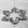 Vickerman 60" Silver Flakes Collection Tree Skirt