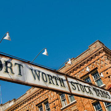 Acclaimed Fort Worth Stockyards Street Banner in 16x24 Fine Art Canvas, .75" dep