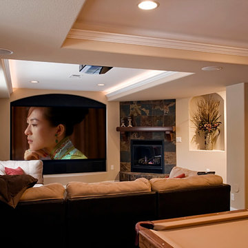 Castle Rock Great Room in Basement Finish