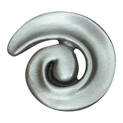 Dartefax - Spiral Swirl Knob, Oil Rub Bronze - Cabinet And Drawer Knobs