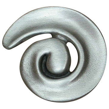 Spiral Swirl Knob, Antique Bronze
