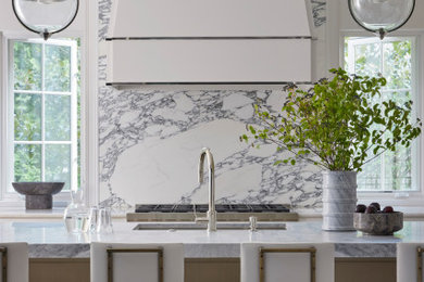 Inspiration for a contemporary kitchen remodel in Chicago