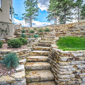 Tuscan Style Home With Siloam Stone Walls