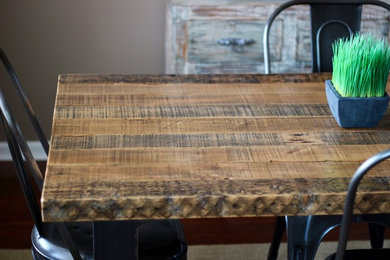 Rustic Industrial Dining Table