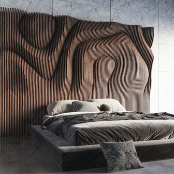 3D wooden wall panels by Zorka Furniture