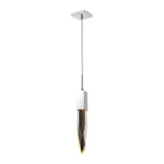 Aspen 1 Light Pendant, Chrome, Aspen