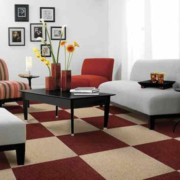 Carpet Tiles:  stunning and practical for home and business
