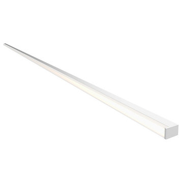 Stix Plus LED Wall Bar, Satin White, 72"