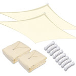 Yescom - Yescom 2 Packs 20'x23' Rectangle Sun Shade Sail Off White Canopy 97% UV Block - Features:
