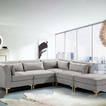 Chic Home Girardi Sectional Sofa, Gray