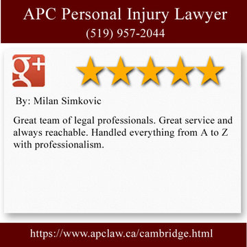 Personal Injury Lawyer Cambridge ON - APC Personal Injury Lawyer (519) 957-2044