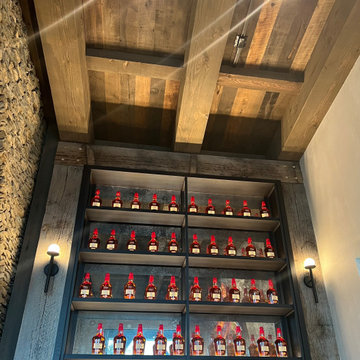 VIP tasting room.. Bourbon room.. ceiling board, floors and more. Bourbon blend!
