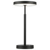 Dainolite FCE-1510LEDT Francine 16" Tall LED Buffet Table Lamp - Sandy Black