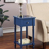 Convenience Concepts French Country 1 Drawer Accent Table With Shelf R3-0219