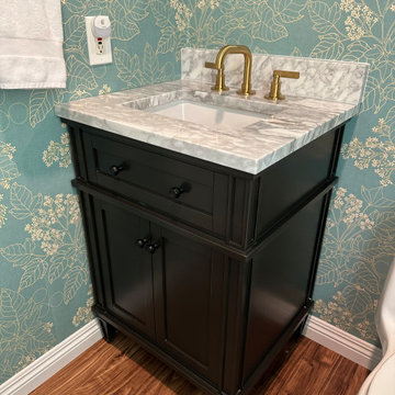 Tropical Powder Room Refresh — Oahu, Hawaii